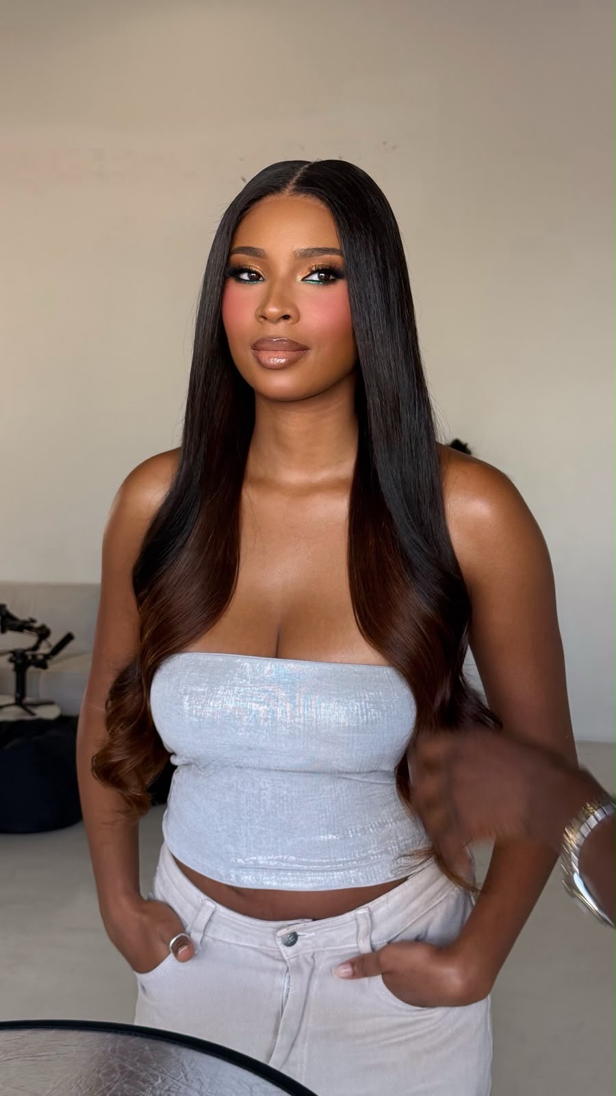 WhatsApp Image 2026-07-17 at 7.06.41 PM Cambodian Raw Hair Ombré Wig - Image 1